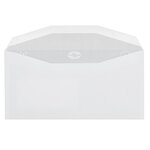 Lot de 1000: enveloppe commerciale vélin extra-blanc mécanisable gommée avec fenêtre 80 g/m² la couronne 114x229 mm