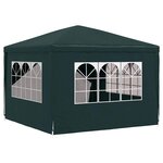 vidaXL Tente de réception 3 x 3 m Vert