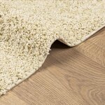 vidaXL Tapis shaggy PAMPLONA poils longs moderne doré 240x240 cm