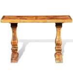 vidaXL Table console Bois de récupération massif