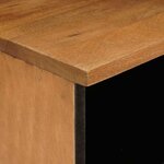 vidaXL Table de chevet avec tiroir 2 Pièces Marron clair 40 x 33 x 46 cm