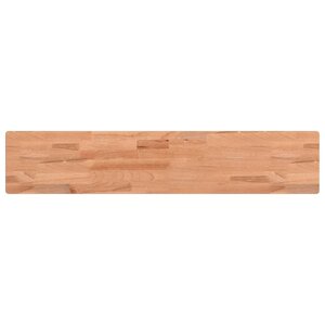 vidaXL Étagère murale 100x20x1 5 cm bois massif de hêtre