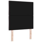 vidaXL Tête de lit avec des lumières à LED Gris clair 80 cm tissu