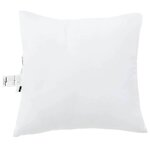 vidaXL Oreiller avec oreiller 2 Pièces Blanc 80 x 80 x 20 cm Polyester