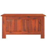 vidaXL Coffre de rangement avec couvercle marron bois massif d'acacia
