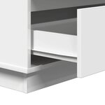 vidaXL Cabinet de chevet Blanc 71 x 34 5 x 75 cm Bois d'ingénierie