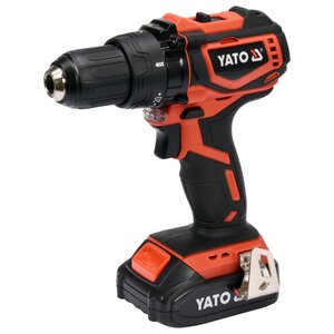 YATO Perceuse à percussion sans balais avec batterie 2 0Ah 18V 42Nm