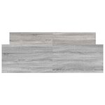 vidaXL Cadre de lit sans matelas sonoma gris 120x200 cm