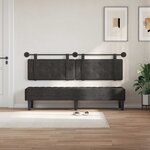 vidaXL Tête de lit suspendue PU antique