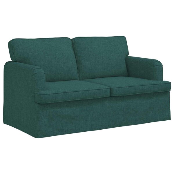vidaXL Canapé Vert foncé 144 x 80 x 85 cm tissu