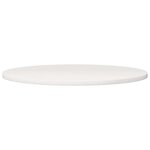 vidaXL Dessus de table Blanc Ø80x2 5 cm Bois de pin massif