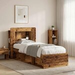 vidaXL Cabinet de Tête de Lit Bois ancien Bois d’ingénierie