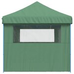 vidaXL Tente de fête 292 x 580 x 315 cm Vert Tissu Oxford