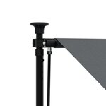 vidaXL Auvent rétractable anthracite 200x150 m tissu et acier