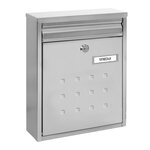 Boîte aux Lettres en Acier Inoxydable Dime V1327 Regroupable Fond Étroit Inox