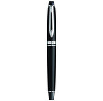 Waterman expert stylo plume  noir mat  plume moyenne  encre bleue  coffret cadeau