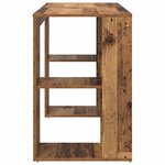 vidaXL Bureau avec Rangement Bois ancien 130 x 50 5 x 75 cm