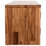 vidaXL Meuble TV bois massif d'acacia 120 x 35 x 40 cm