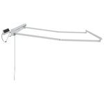 vidaXL Cadre de store rétractable électrique Blanc 3 x 2 m Acier