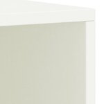 Vidaxl table de chevet blanc 35x30x40 cm bois de pin massif