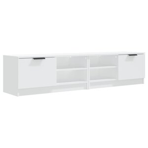 vidaXL Meubles TV 2 Pièces Blanc 80x35x36 5 cm Bois d'ingénierie