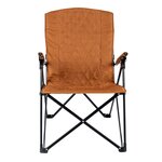 Bo-camp chaise de camping pliable stanwix beige argile