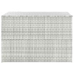 vidaXL Boîte de rangement de jardin gris clair 150x100x100 cm rotin