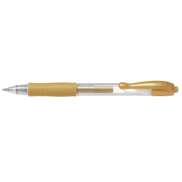 Stylo bille à encre gel G2 07 Metallic  or PILOT