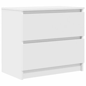 vidaXL Meuble TV blanc 60x35x54 cm bois d'ingénierie