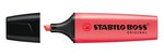 Surligneur BOSS ORIGINAL Rechargeable Pointe Biseautée 2-5 mm Rouge STABILO