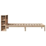 vidaXL Lit bibliothèque sans matelas 100x200 cm bois massif de pin