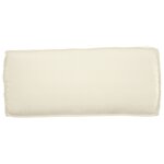 vidaXL Coussin pour assise / dossier de palette Crème 120 x 50 x 12 cm
