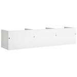 vidaXL Armoires murales 2 Pièces blanc 75x18x16 5 cm bois d'ingénierie