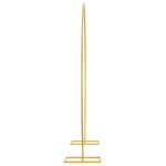 vidaXL Arche de mariage Doré 220 x 45 x 200 cm Acier