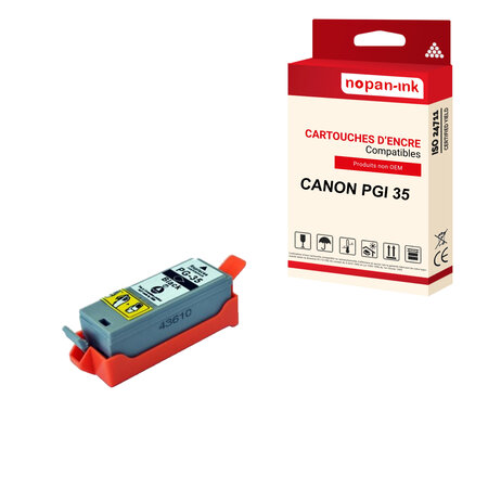 Nopan-ink - x1 cartouche canon pgi 35 xl pgi 35xl compatible