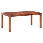 vidaXL Table à manger 180x90x76 cm Bois massif