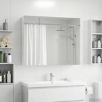 vidaXL Armoire Miroir de Salle de Bain Blanc 60 x 14 5 x 50 cm