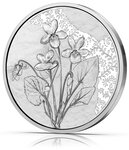 Pièce de monnaie 10 euro Autriche 2024 argent BU – Violette