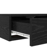 vidaXL Tiroirs de lit Chêne noir 80 x 36.5 x 16.5 cm Bois d'ingénierie