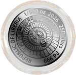 Monnaie DREAMS FEEL REAL 1/500 Oz Palladium 25$ Liberia 2026 (PRÉCOMMANDE)