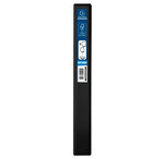 Classeur personnalisable Kreacover A4 Maxi 4 Ax Diam 15 mm Dos 38 mm Noir EXACOMPTA