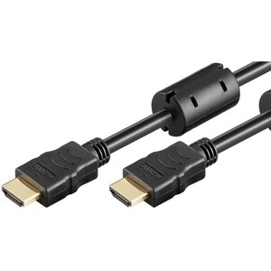 Câble HDMI™ haute vitesse avec Ethernet (Ferrite) M- M 1 m GOOBAY
