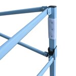 Vidaxl belvédère pliable 5x5 m blanc