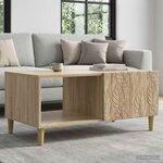 vidaXL Table basse Chêne Sonoma 90 x 50 x 40 cm Bois d'ingénierie