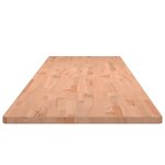 vidaXL Dessus de bureau 220x55x2 5 cm bois massif de hêtre