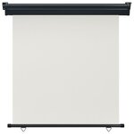 vidaXL Auvent latéral de balcon 175x250 cm Crème
