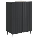 vidaXL Buffet Noir 66 x 34 5 x 92 cm Bois d'ingénierie