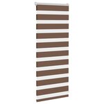 vidaXL Store zèbre marron 60x100 cm largeur du tissu 55 9 cm polyester
