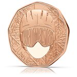 Pièce de monnaie 5 euro Autriche 2025 – Championne du monde de ski