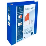 Classeur Pp Personnalisable Kreacover - 4 Anneaux En D 60mm - A4 Maxi - Bleu - X 10 - Exacompta